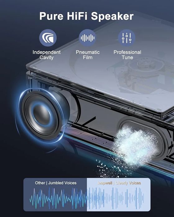 Портативен CD плейър / Преносим CD плейър с Bluetooth,FM,USB
