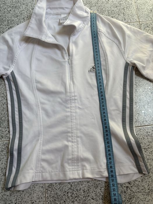 Бяла тениска adidas