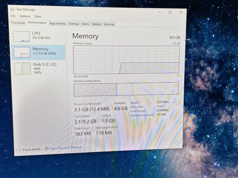 All-in-one компютър Lenovo AIO V510z / i3-6100T / 8GB RAM / 298GB HDD