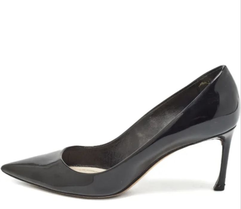 CHRISTIAN DIOR Оригинални Обувки  PRE-OWNED 75mm patent-leather pointed-toe