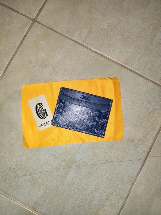 Cardholder Goyard Saint Sulpice NOU cu Etichetă  Navy Blue / Albastru