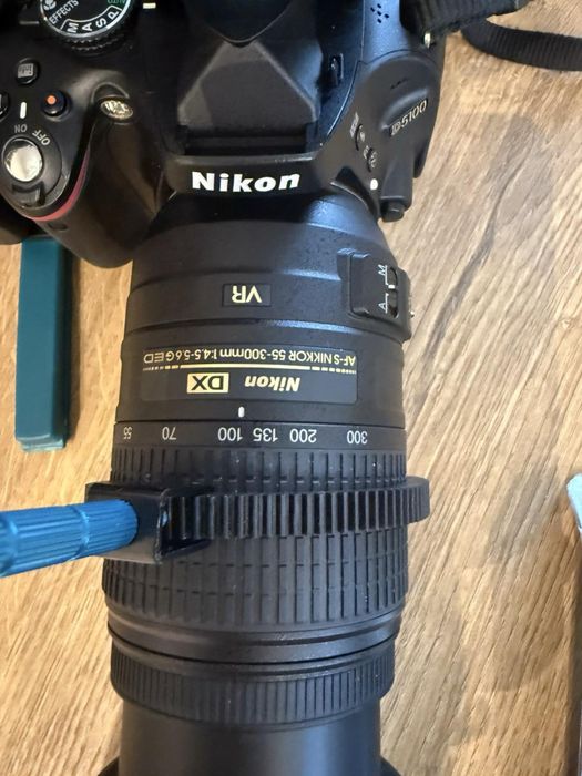 Фотоапарат Nikon d5100 VR с два обектива и филтри и ПОДАРЪК