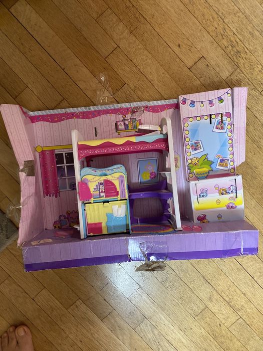 vip pets, Сервиз Маша и мечокът Lego огромно, къща, кукли, Play-Doh