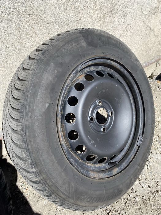 Vand roti de iarna renault, dacia,opel 4x100, cauciuc hankook dot 2024