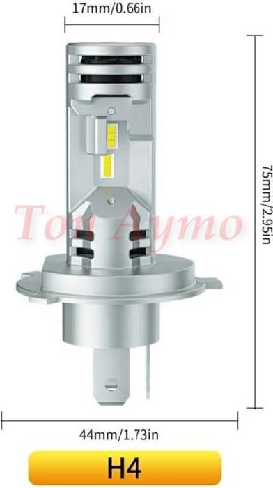 Лед LED Крушки 1:1 За Рефлекторни Фарове Plug & Play