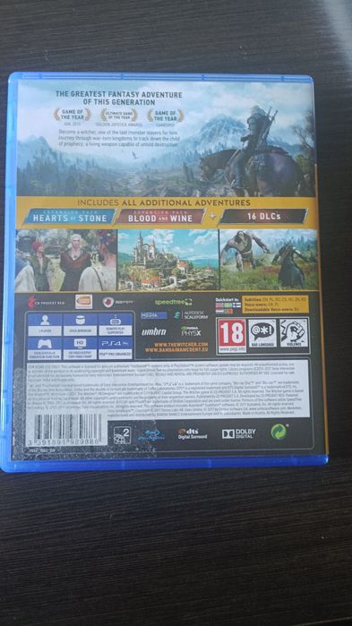 Продам Игру The Witcher 3 Wild Hunt PS 4