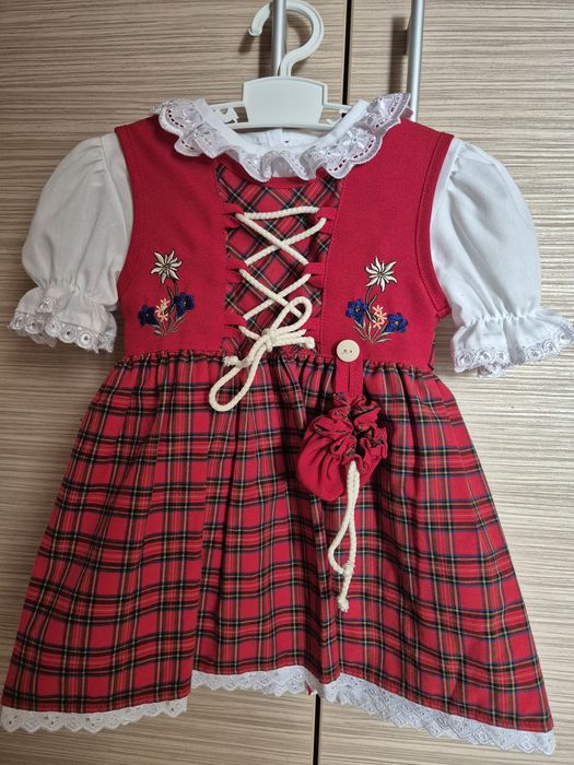 Vând rochiță stil Alpin "Heidi" 6-12 luni