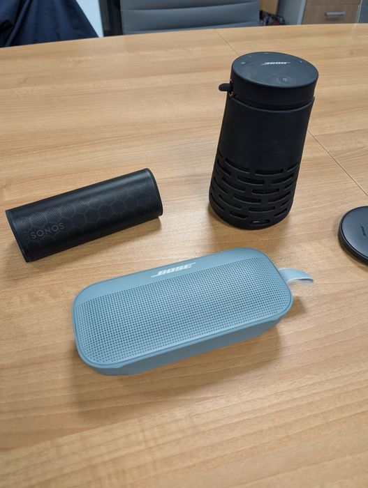 Беспроводные Bluetooth колонки Sonos, Bose Revolve+ II,  Bose Flex