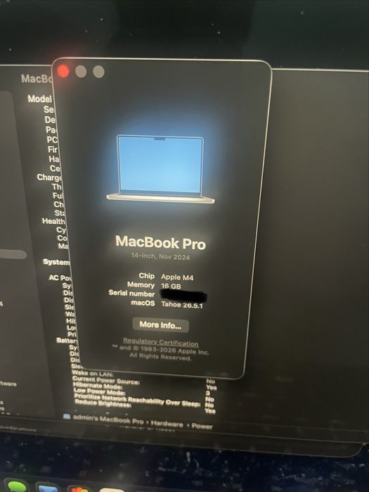 Macbook Pro M4 chip - 16/512 - silver