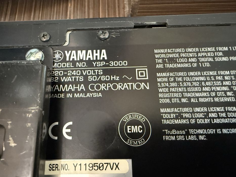 Yamaha YSP-3000 Качествен Саундбар