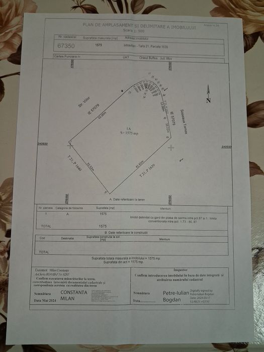 Teren intravilan în Buftea,preț avantajos  !