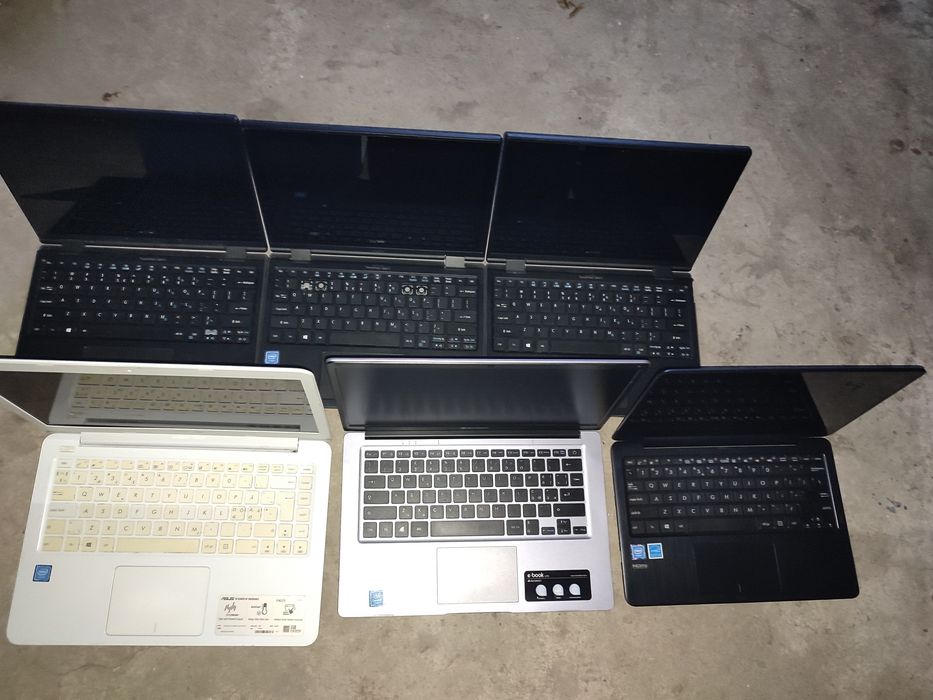 Lot 6 laptopuri pentru piese, posibil defecte 100 lei