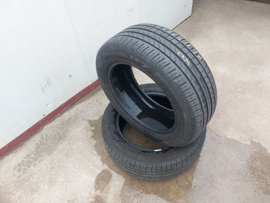 150 lei bucata! Doua anvelope de vara 225 55 r17 Pirelli 2021! 7 mm