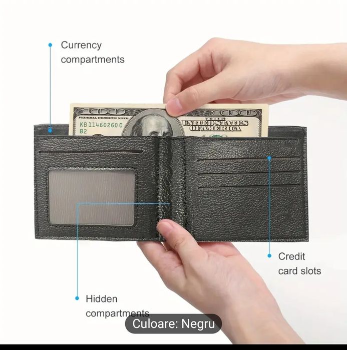 Vând portofel NOU cu sigla DACIA+ capace