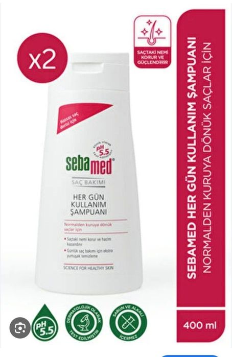 Себамед шампунь против перхоти уход для волос 400мл