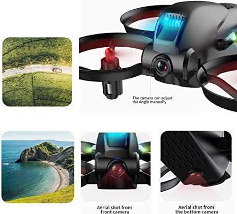 Промоция дрон страхотен малък дрон FPV KF615 с 2 батерии и чанта