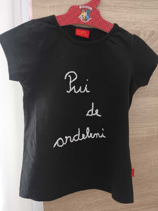 Tricou copii brodat manual