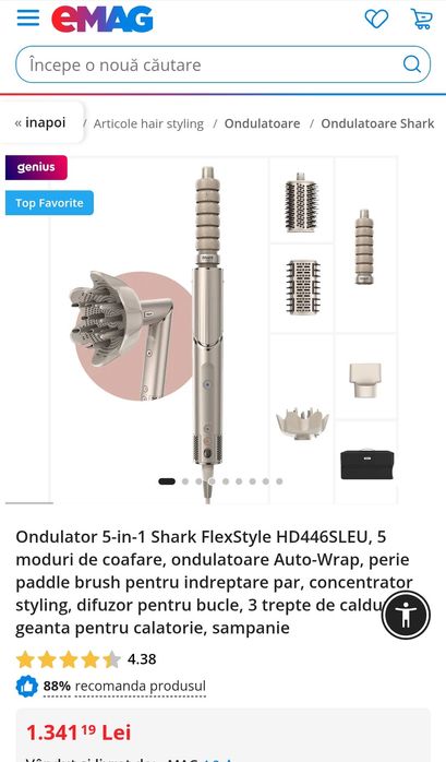 Ondulator 5-în-1 Shark FlexStyle / Nou /Sigilat