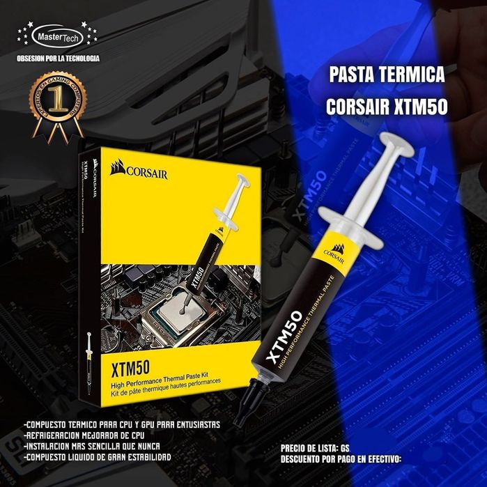 (5грамм) Термопаста Премиум класса Corsair XTM50 для процессора