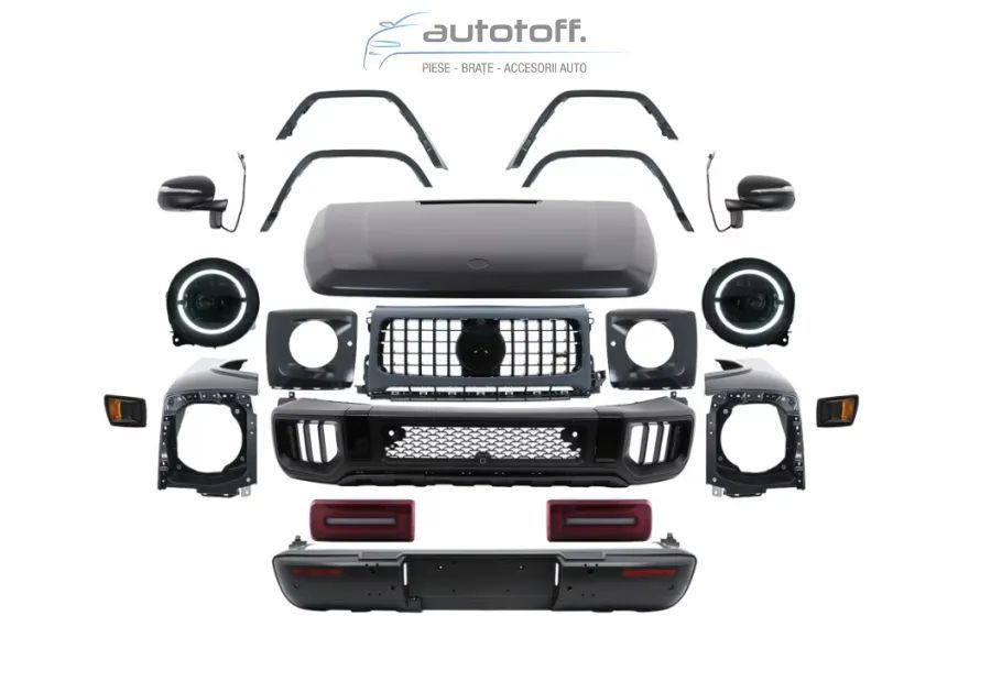 Pachet exterior compatibil Mercedes G-Class W463 (2012-2017) Conversie G63 W465 2024+