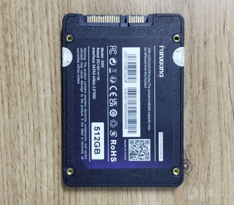 Ssd sata 512gb 100%