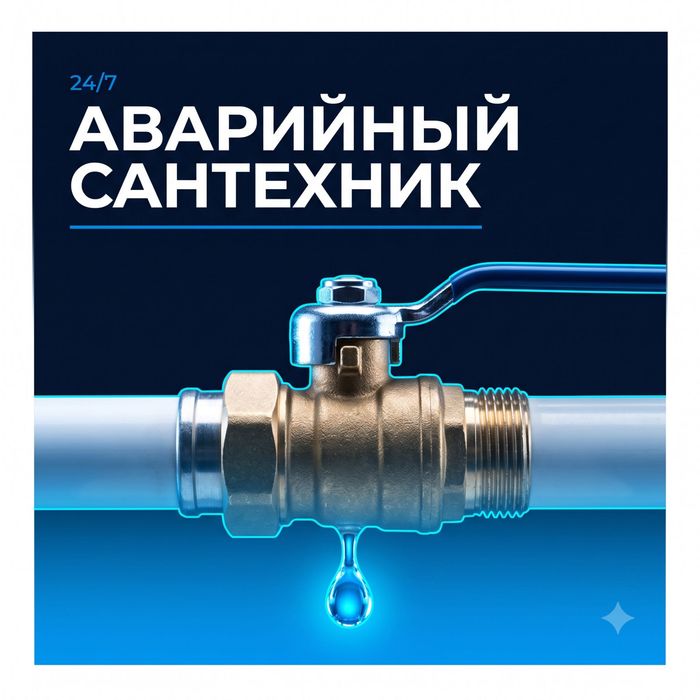 Аварийный сантехник | Устранение течи, замена стояка