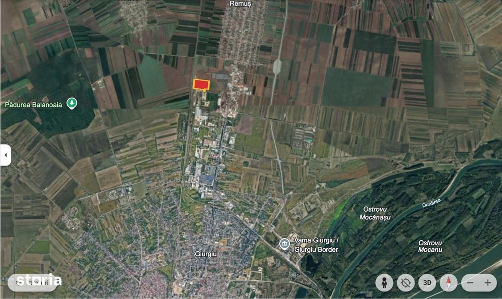 Teren intravilan 47000 mp Giurgiu