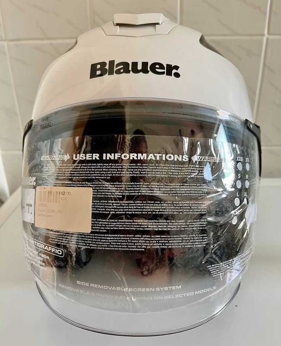 Каска  за мотор , скутер  Blauer Solo BTR Jethelm Carbon