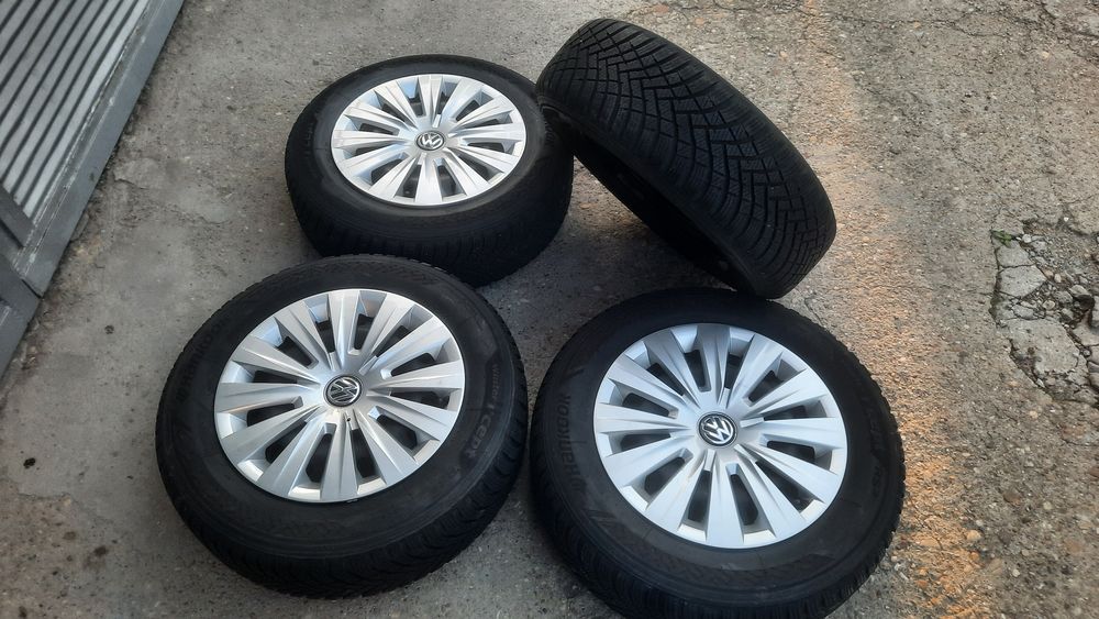 Железни джанти 5х112-15 за  VW със зимни гуми