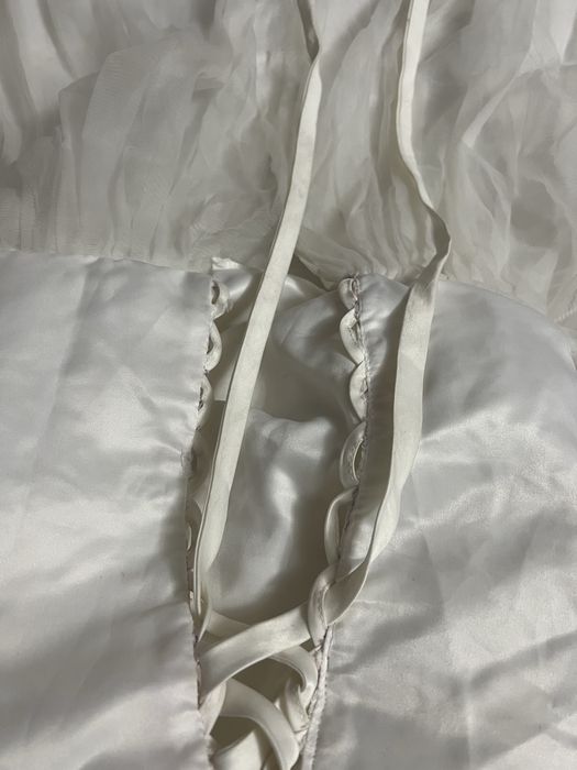 Платье белое нежное