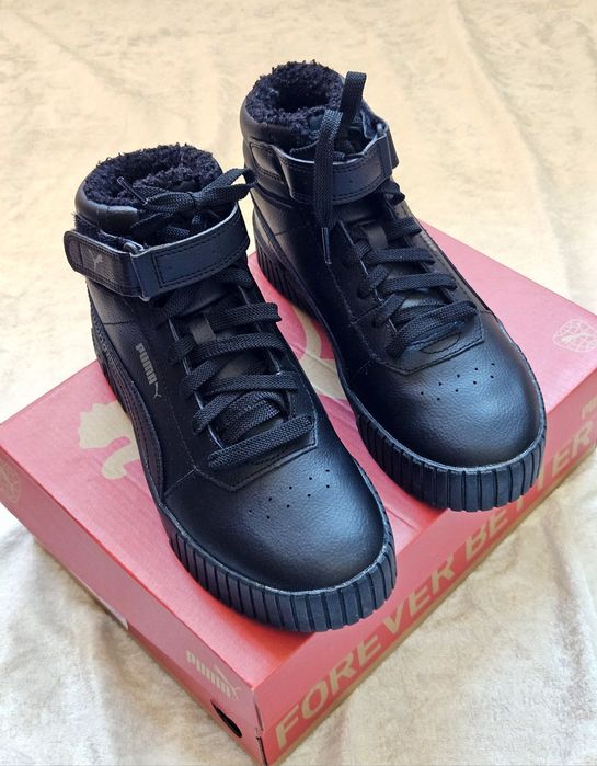 Puma Teniși Carina 2.0 Mid Winter pentru femei cu blanita