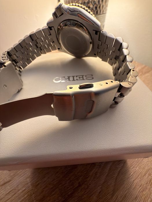 Seiko MOD GMT Automatic „Earth Dial” – custom, NH34, stare foarte bună