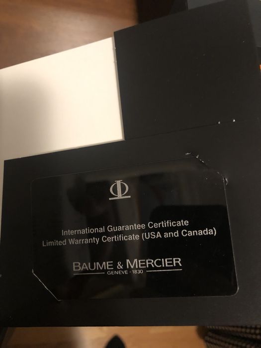 Швейцарские часы Baume & Mercier