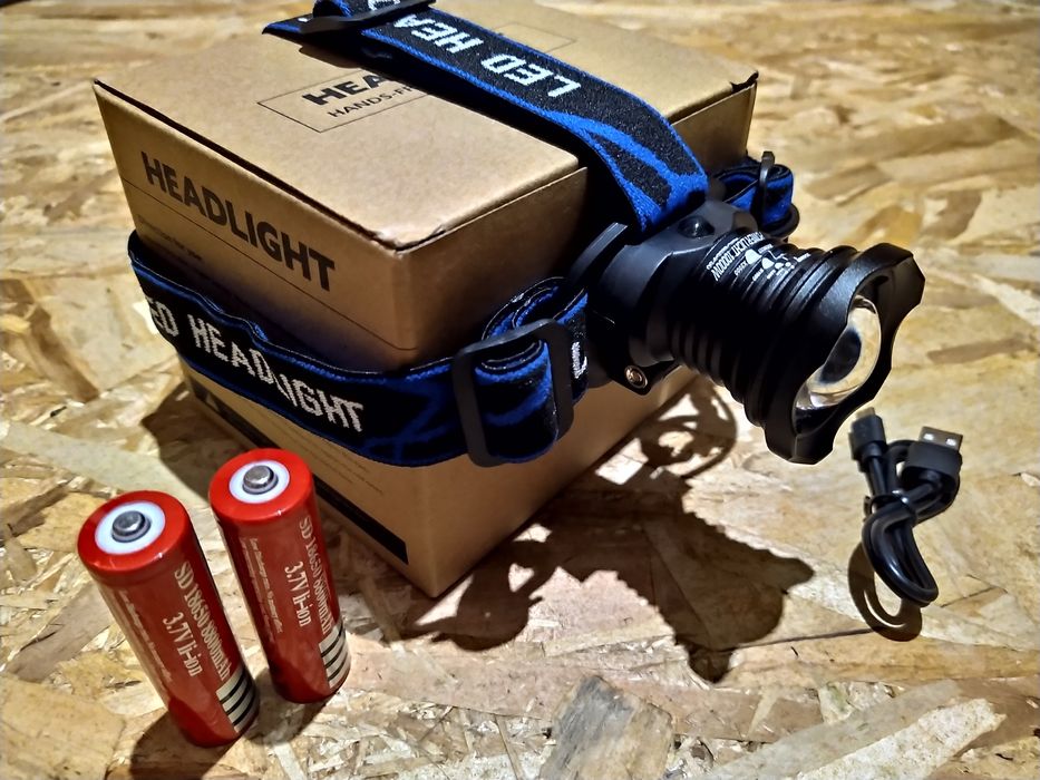 Lanterna frontala cu led P50 , pescuit , camping , vanatoare ,drumetii