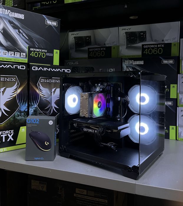 Новый Готовый Игровой Компьютер ПК с RTX 4060 Системный Блок