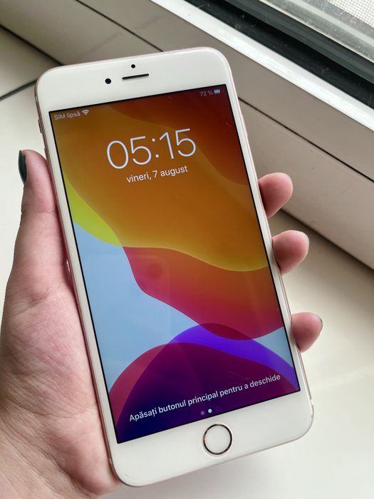 iPhone 6s Plus - Rose Gold, Neverlock, Făra Cont iCloud