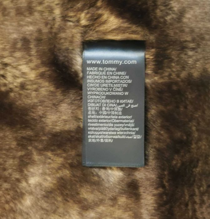 Geaca/jacheta Tommy Hilfiger - captusita cu blana