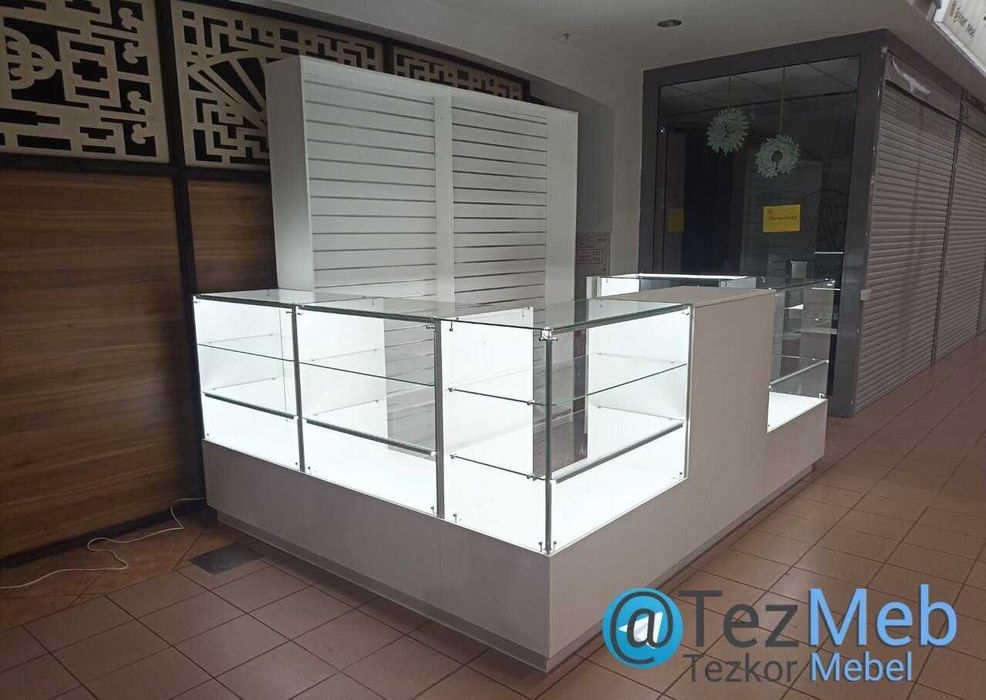 Mebel polka stellaj vitrina magazin doʻkon apteka uchun kerak