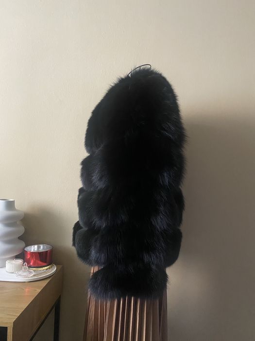 Haina din Blana Naturala de Vulpe – marime L