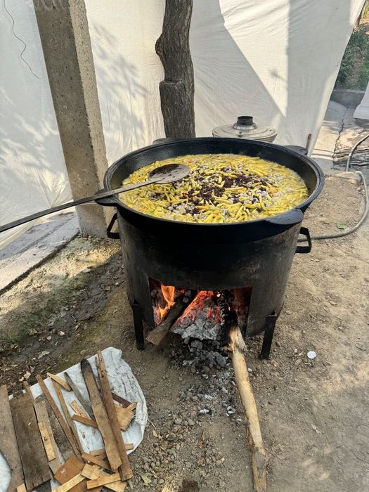 Prokat Qozon oʻchoq 50 kg 20 kg 15 kg 10 kg 8 kg 5 kg qozon prakatga