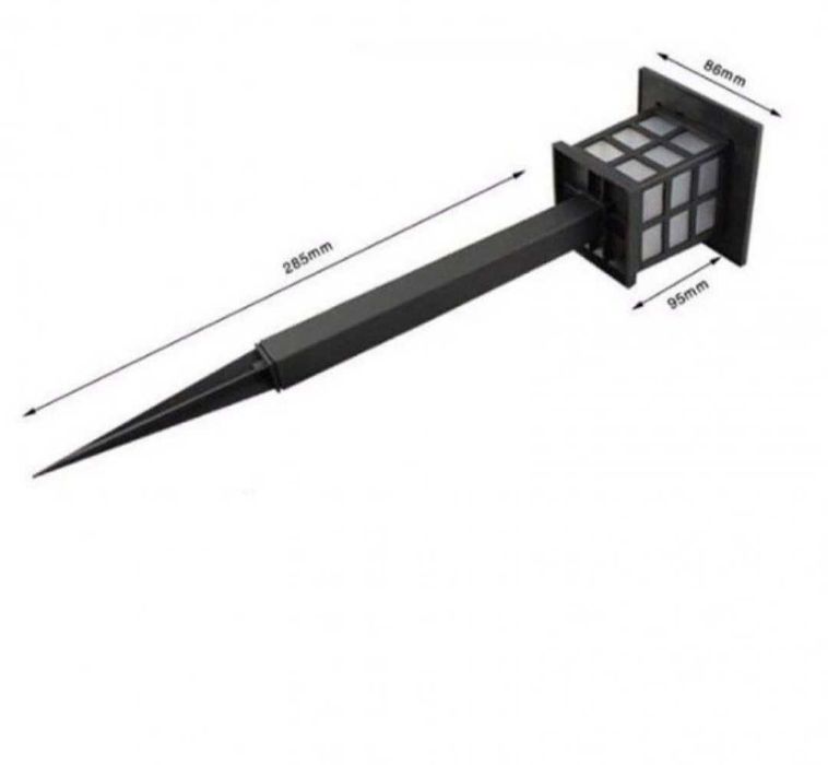 Комплект от 6 броя соларни LED лампи за двор и градина