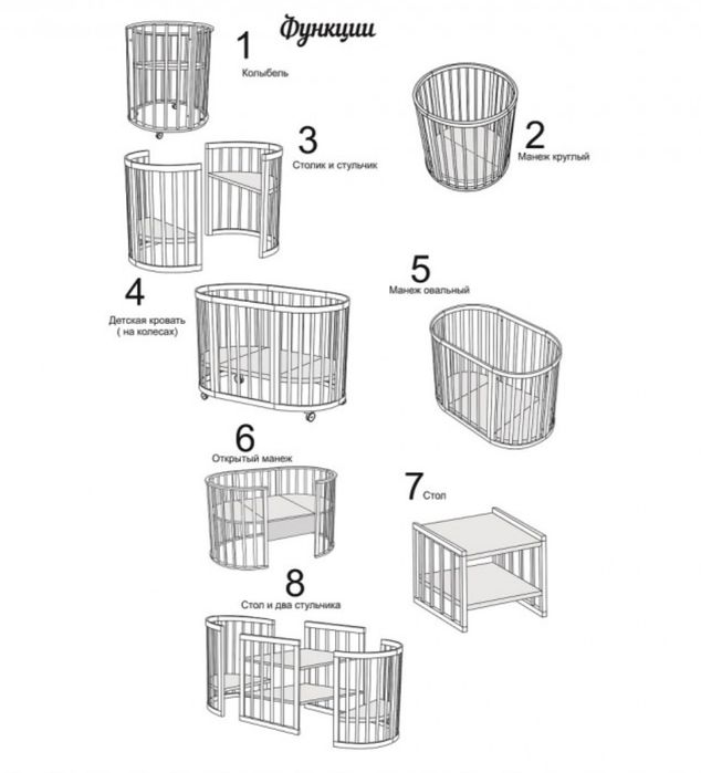 Кровать трансформер