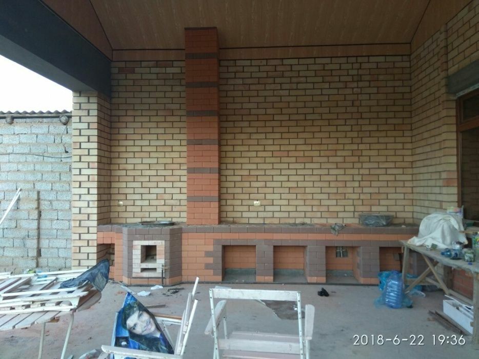 ОЧАГИ.Летние кухни. Барбекю.