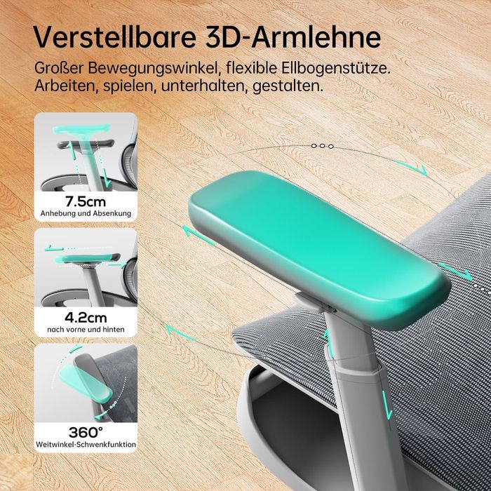 Scaun birou ergonomic HBADA E2 Pro cu Footrest Nou