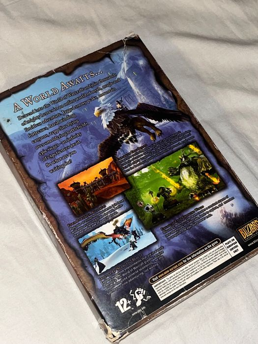 World of Warcraft 2004 ORIGINAL 5 CD BOX + OG Game manual *VERY RARE*