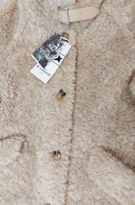 Новая шубка TEDDY натуральная овечья шерсть