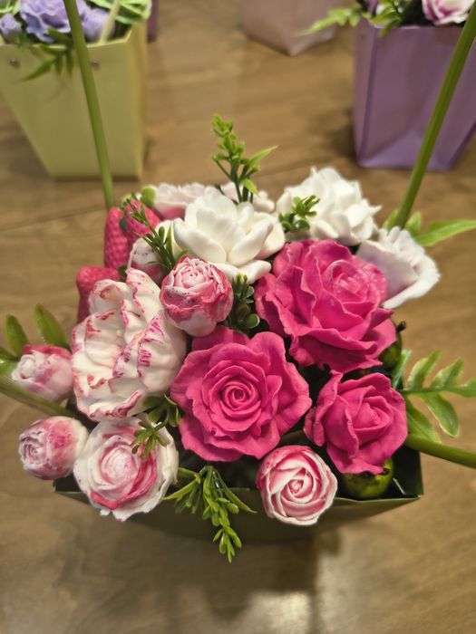 Ароматни букети от глицеринов сапун