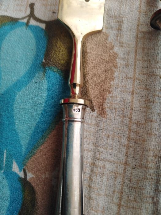 Комплект сребърни прибори 19 век