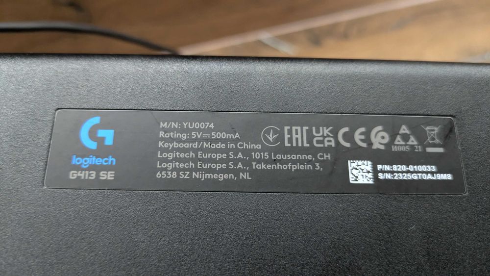 Клавиатура Logitech G413 SE – отлично състояние