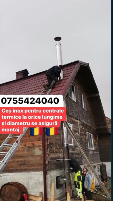 horn de inox centrala cos de fum cos de fum hota